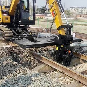 Railway sleeper grapple
